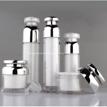 Plastic White Cosmetics Serum Airless Lotion Pump Bottle